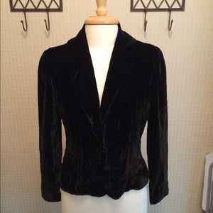 Vintage Black Velvet Jacket “Vogue” size S